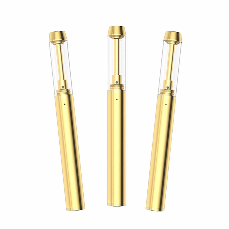 0.5/1.0/2.0мл Золотой наконечник CBD масло Vaping Pen устройство с керамической катушкой