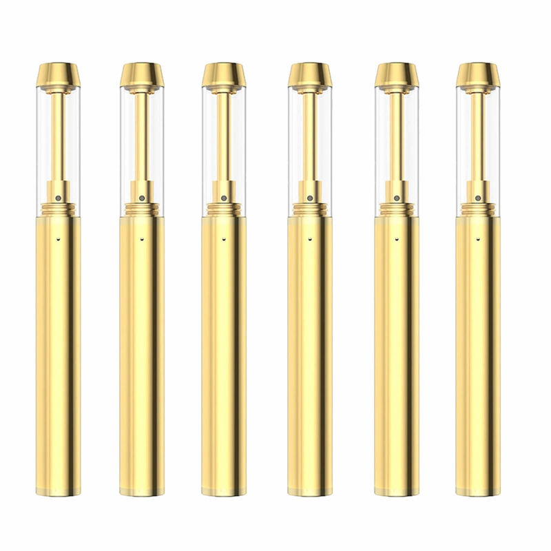 0.5/1.0/2.0мл Золотой наконечник CBD масло Vaping Pen устройство с керамической катушкой