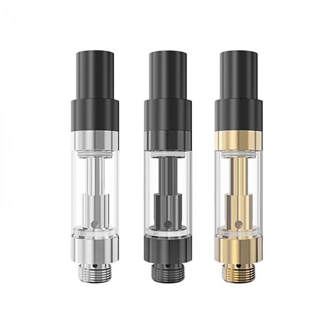 патрон масла 1000mg Cbd - керамическая катушка, цвет Gold&Silver&Black, отверстие масла входа 2.0mm*4